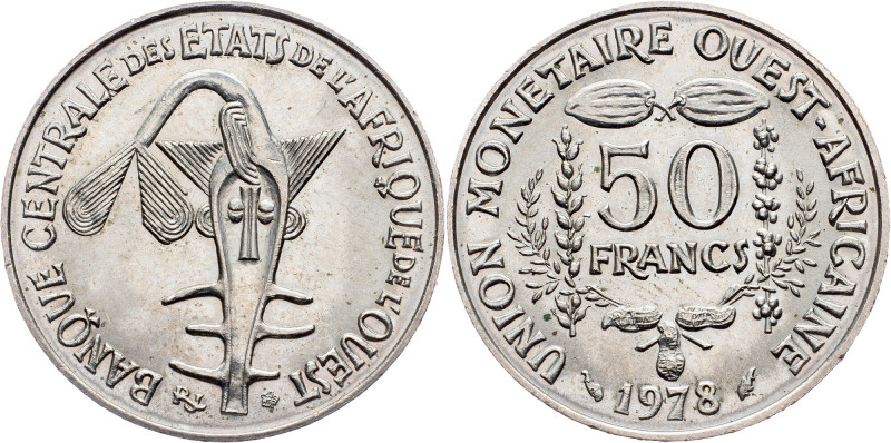 Western African States, 50 Francs 1978, Paris Western African States, 50 Francs ...