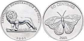 Democratic Republic of the Congo, 50 Centimes 2002