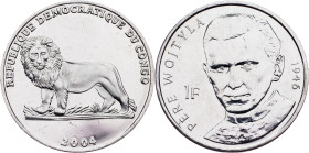 Democratic Republic of the Congo, 1 Franc 2004