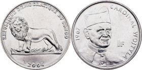 Democratic Republic of the Congo, 1 Franc 2004