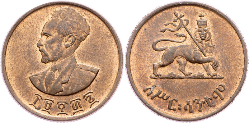 Ethiopia, 10 Cents 1944 Ethiopia, Haile Selassie I, 10 Cents 1944, 6,116 g, Bras...