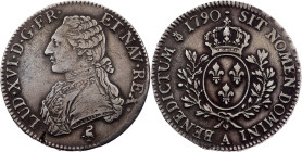 France, 1 Ecu 1790, A