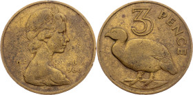 Gambia, 3 Pence 1966, London