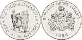 Gambia, 10 Dalasis 1996