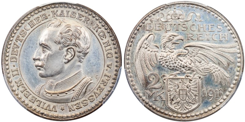 Germany, 2 Mark 1913, G, PROBE Prussia, Wilhelm II, 2 Mark 1913, G, PROBE, AE, s...