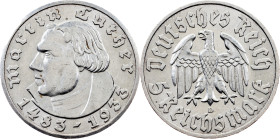 Germany, 5 Mark 1933, D