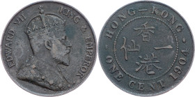 Hong Kong, 1 Cent 1904, Birmingham