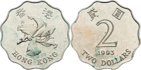 Hong Kong, 2 Dollars 1993, Llantrisant