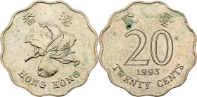 Hong Kong, 20 Cents 1993, Llantrisant