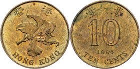 Hong Kong, 10 Cents 1994, Llantrisant