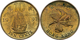 Hong Kong, 10 Cents 1997, Llantrisant