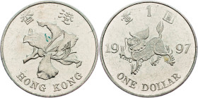 Hong Kong, 1 Dollar 1997, Llantrisant