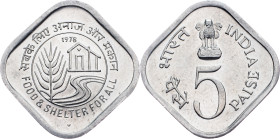 India, 5 Paise 1978, Bombay