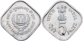 India, 5 Paise 1979, Bombay