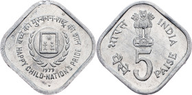 India, 5 Paise 1979, Bombay