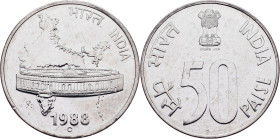 India, 50 Paise 1988, Ottawa