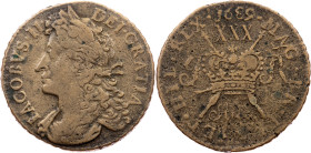 Ireland, 30 Pence 1689