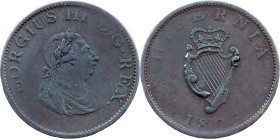 Ireland, 1/2 Penny 1805, Soho