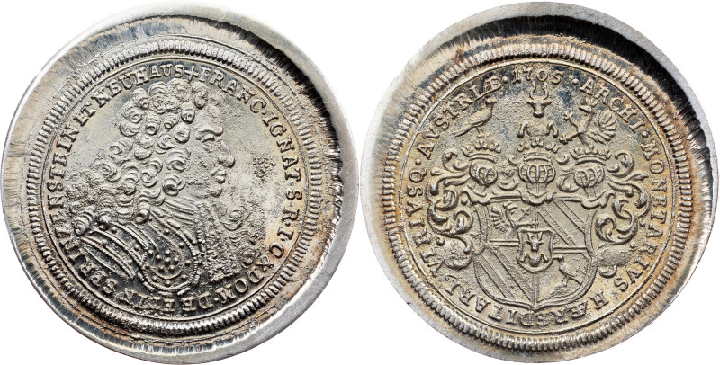 Franz Ignaz, Dukat 1705 (1979), Silver, Restrike from original Dies Franz Ignaz,...