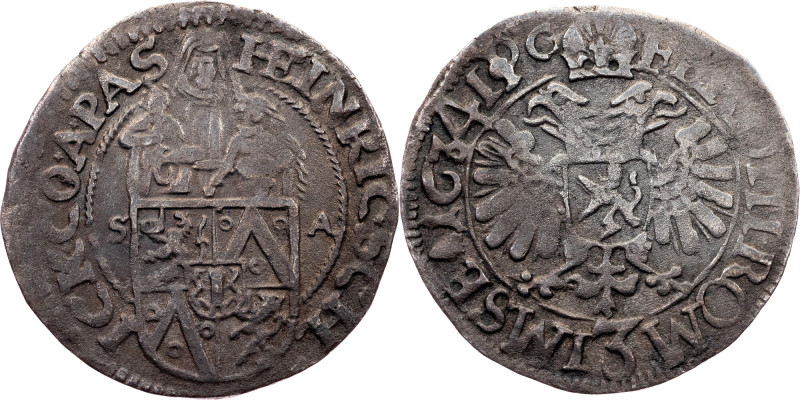 Heinrich Schlick, 3 Kreuzer 1634 Heinrich Schlick, 3 Kreuzer 1634, 1,329 g, tone...