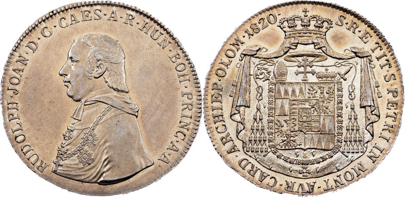 Rudolph Johann, 1/2 Thaler 1820 Rudolph Johann, 1/2 Thaler 1820, 14,082 g, Silve...