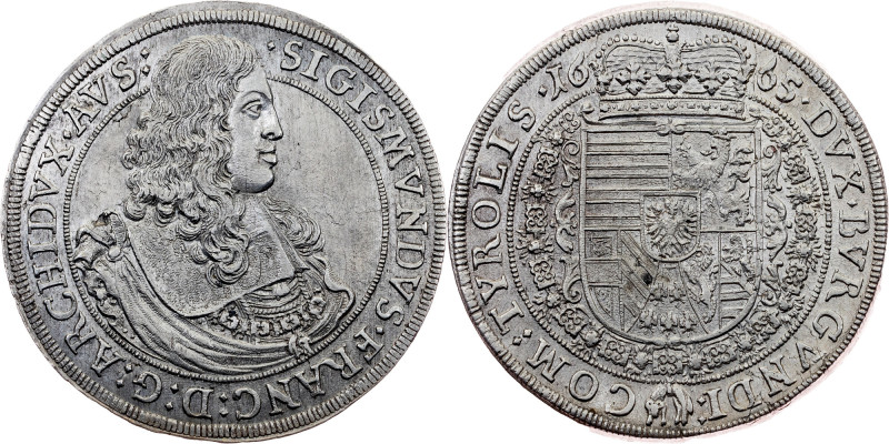 Sigismund Franz, 1 Thaler 1665, Hall Sigismund Franz, 1 Thaler 1665, Hall, 29,02...