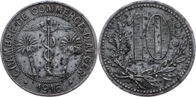 Algeria, 10 Centimes 1916, Paris