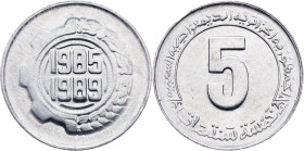 Algeria, 5 Centimes 1985/1989
