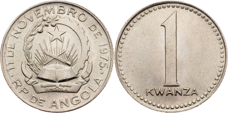 Angola, 1 Kwanza 1977-1979 Angola, 1 Kwanza 1977-1979 , 4,03 g, Copper-nickel, K...