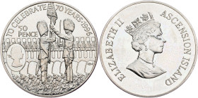Ascension Island, 50 Pence 1996