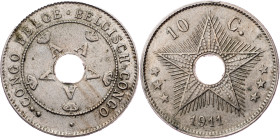 Belgian Congo, 10 Centimes 1911