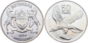 Botswana, 50 Thebe 1984