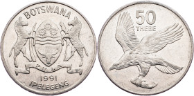Botswana, 50 Thebe 1991