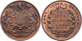 British India, 1/4 Anna 1835, Calcutta?