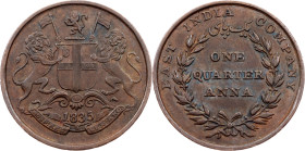 British India, 1/4 Anna 1835, Calcutta?
