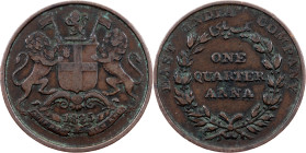 British India, 1/4 Anna 1835, Madras?