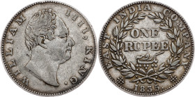 British India, 1 Rupee 1835, Calcutta