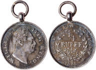 British India, 1/4 Rupee 1835