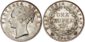 British India, 1 Rupee 1840, Calcutta