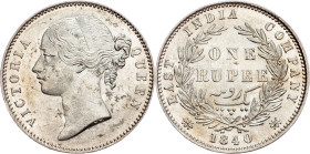 British India, 1 Rupee 1840, B&C