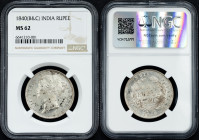 British India, 1 Rupee 1840, B&C