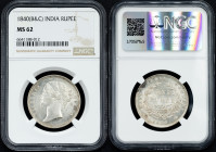 British India, 1 Rupee 1840, B&C
