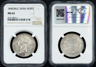 British India, 1 Rupee 1840, B&C