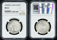 British India, 1 Rupee 1840, B&C