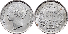British India, 2 Annas 1841, Calcutta