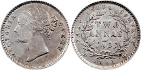 British India, 2 Annas 1841, Calcutta
