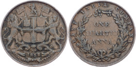 British India, 1/4 Anna 1858, Birmingham