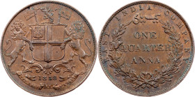 British India, 1/4 Anna 1858, Birmingham