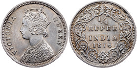 British India, 1/4 Rupee 1876, Bombay