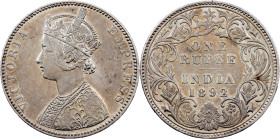 British India, 1 Rupee 1892, Bombay